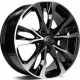 Cerchi in lega Carbonado Osaka 7.0x17 BFP - Black Front Polished