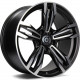 Cerchi in lega Carbonado Dynamite 8.0x17 MBFP - Matt Black Front Polished