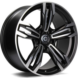 Cerchi in lega Carbonado Dynamite 8.0x17 MBFP - Matt Black Front Polished
