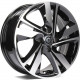 Cerchi in lega Carbonado Sunshine 6.0x15 BFP - Black Front Polished