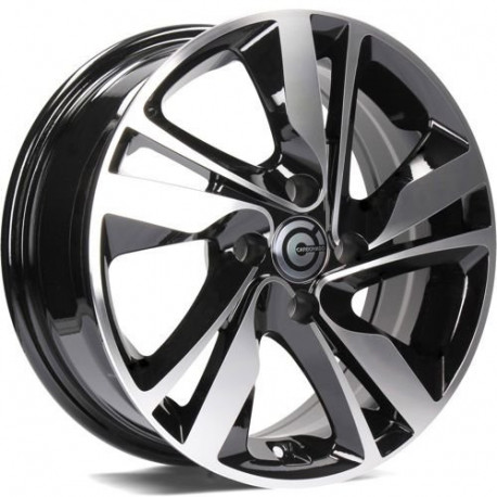 Cerchi in lega Carbonado Sunshine 6.0x15 BFP - Black Front Polished