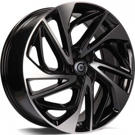 Cerchi in lega Carbonado Atlantic 7.5x19 BFP - Black Front Polished
