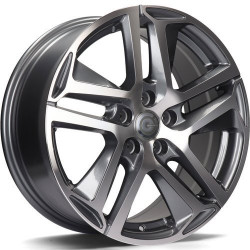 Cerchi in lega Carbonado Nice 7.5x17 AFP - Anthracite Front Polished