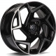 Cerchi in lega Carbonado Clipper 6.5x15 BFP - Black Front Polished