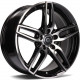 Cerchi in lega Carbonado Way 8.0x19 BFP - Black Front Polished