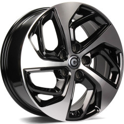 Cerchi in lega Carbonado Pacific 7.5x18 BFP - Black Front Polished