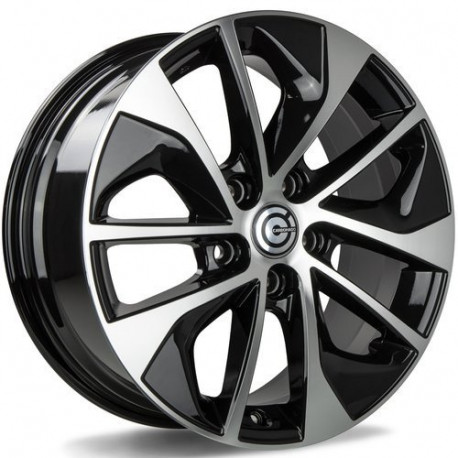 Cerchi in lega Carbonado Yakuza 7.0x17 BFP - Black Front Polished