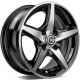 Cerchi in lega Carbonado Crow 5.5x13 BFP - Black Front Polished