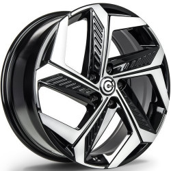 Cerchi in lega Carbonado Arctic 7.0x18 BFP - Black Front Polished