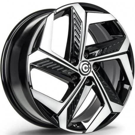 Cerchi in lega Carbonado Arctic 7.0x18 BFP - Black Front Polished