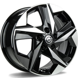 Cerchi in lega Carbonado Kioto 7.5x17 BFP - Black Front Polished