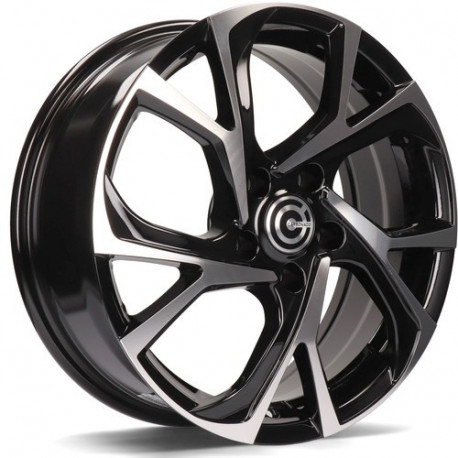 Cerchi in lega Carbonado Tokio 6.5x17 BFP - Black Front Polished
