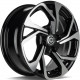 Cerchi in lega Carbonado Swift 6.5x15 BFP - Black Front Polished