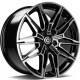 Cerchi in lega Carbonado Rubin 8.0x18 BFP - Black Front Polished
