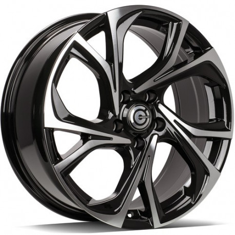 Cerchi in lega Carbonado Tokio 8.0x18 BFP - Black Front Polished