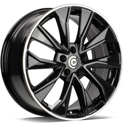 Cerchi in lega Carbonado Gasworks 7.0x17 BGLP - Black Glossy Lip Polished