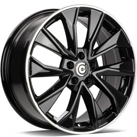 Cerchi in lega Carbonado Gasworks 7.0x17 BGLP - Black Glossy Lip Polished