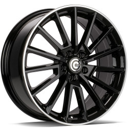 Cerchi in lega Carbonado Bullock 7.0x17 BGLP - Black Glossy Lip Polished
