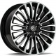 Cerchi in lega Carbonado Ohio 7.0x17 BFP - Black Front Polished