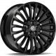 Cerchi in lega Carbonado Ohio 7.0x17 BG - Black Glossy