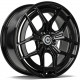 Cerchi in lega Carbonado Stylish 7.5x18 BG - Black Glossy