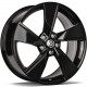 Cerchi in lega Carbonado Universe 7.0x17 BG - Black Glossy