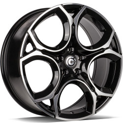 Cerchi in lega Carbonado Unique 7.5x18 BFP - Black Front Polished