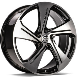 Cerchi in lega Carbonado Aqua 8.0x18 BFP - Black Front Polished