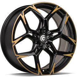 Cerchi in lega Carbonado Monster 8.0x19 MBCF - Black Half Matt with Cooper Front