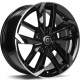 Cerchi in lega Carbonado Rennes 6.5x15 BFP - Black Front Polished