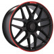 Cerchi in lega per Mercedes G AMG W460 W461 W463 W464 Black 10.0x22 Come da foto