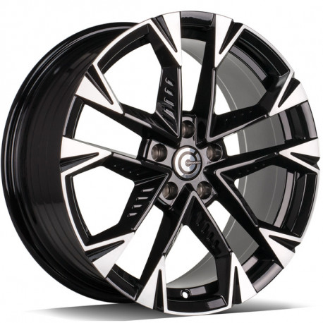 Cerchi in lega Carbonato Trip 8.0x18 BFP - Black Front Polished