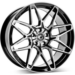Cerchi in lega Wrath Wf-6 8.0x18 BP - Black polished