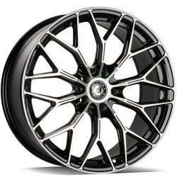 Cerchi in lega Wrath Wf-16 8.5x19 BP - Black polished