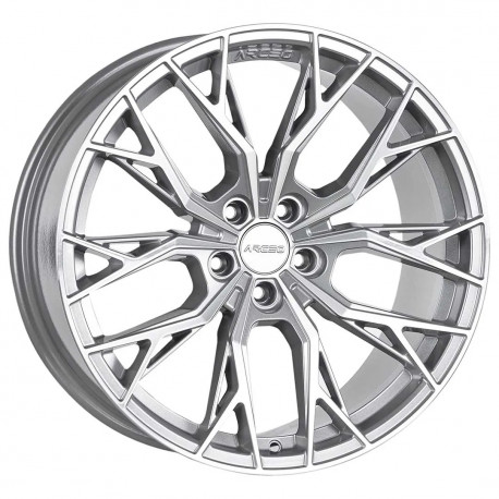 Cerchi in lega Arceo Roma 9.0x20 Silver Diamond