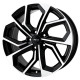 Cerchi in lega Platin P 97 8.0x19 Black Polished