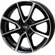 Cerchi in lega Platin P 95 6.5x16 D Schwarz Fr Pol