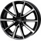 Cerchi in lega Platin P 95 7.0x17 D Schwarz Fr Pol