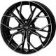 Cerchi in lega Platin P 118 8.5x19 Black Polished