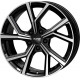 Cerchi in lega Platin P 115 6.5x17 Black Polished