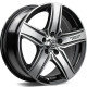 Cerchi in lega Carbonado Gtrsports1 6.5x15 Bfp - Black Front Polished