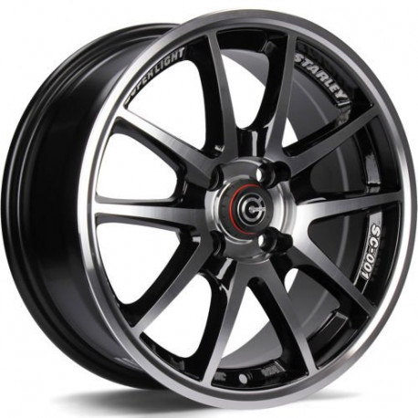 Cerchi in lega Carbonado Superlight 6.0x14 Bfp - Black Front Polished