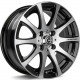 Cerchi in lega Carbonado Gtrsports4 6.5x15 Bfp - Black Front Polished