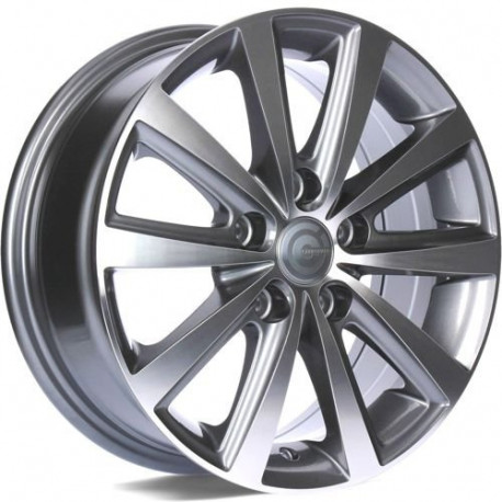 Cerchi in lega Carbonado Madrid 6.0x15 Afp - Anthracite Front Polished