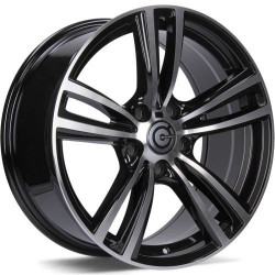 Cerchi in lega Carbonado Dual 8.0x17 Bfp - Black Front Polished