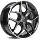 Cerchi in lega Carbonado Denver 6.5x16 Bfp - Black Front Polished