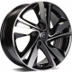 Cerchi in lega Carbonado Sunshine 6.5x16 Bfp - Black Front Polished