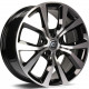 Cerchi in lega Carbonado Texas 7.5x17 Bfp - Black Front Polished