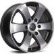 Cerchi in lega Carbonado Mammuth 7.0x16 Mbfp - Matt Black Front Polished