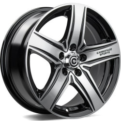 Cerchi in lega Carbonado Gtrsports1 7.0x16 Bfp - Black Front Polished